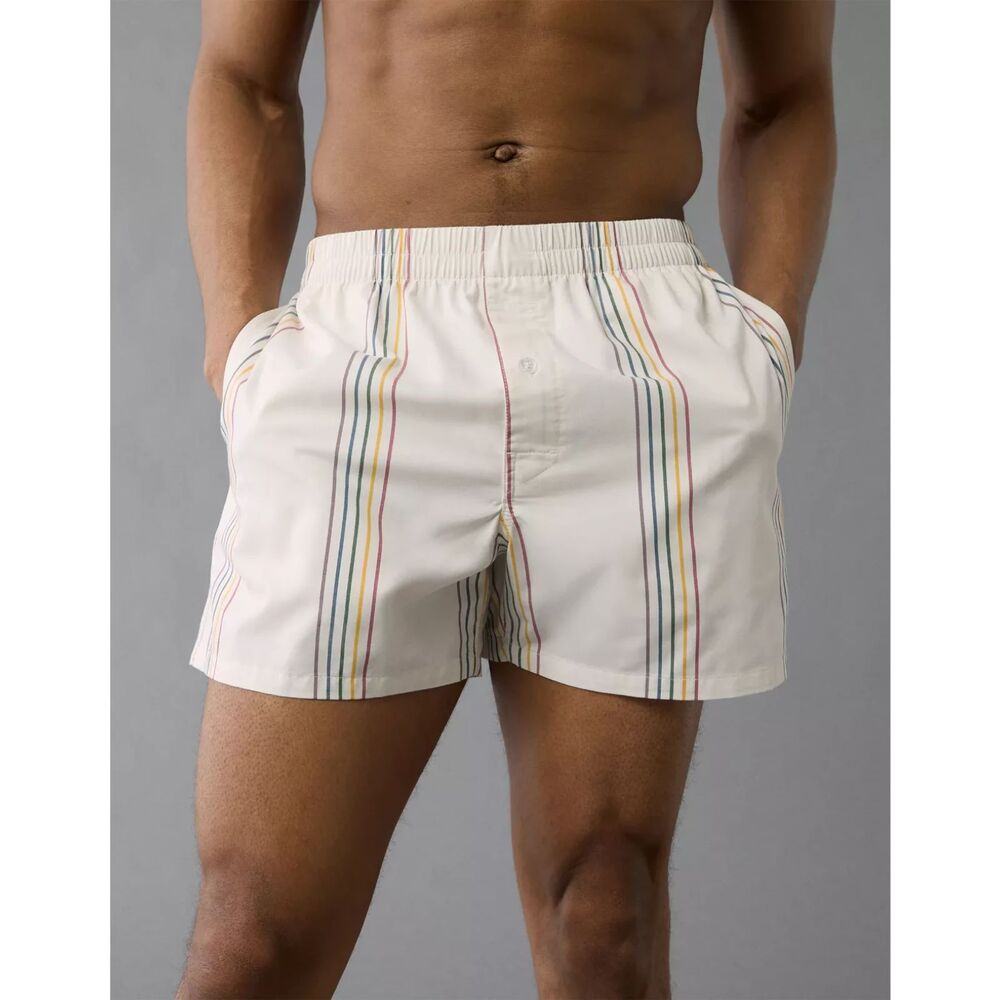 American Eagle Men's Pride Poplin Pocket Boxer Short, size L
